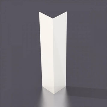 Corniere Pvc 100 X 100mm Blanche Longueur 3 M Nelinkia