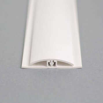 Profilé de jonction blanc pour plaques de 2 à 3 mm d'épaisseur