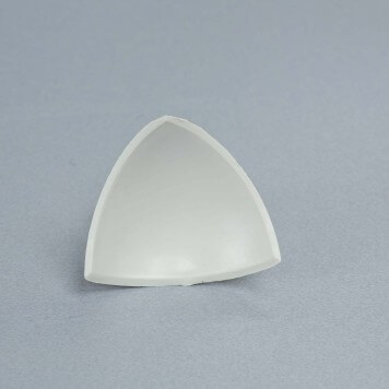 Jonction interne 3D gris-blanc pour congé d'angle PVC