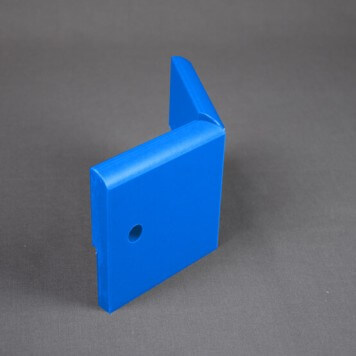 Protege Angle Plinthe Angle Externe En Polyethylene Bleu Pour Plinthe Avec U De Sol