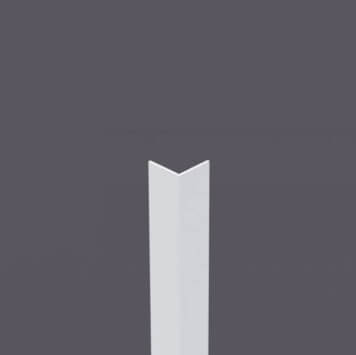 Corniere Pvc Pliable 32 X 32 X 3 Mm Blanch Long 3 M Nelinkia