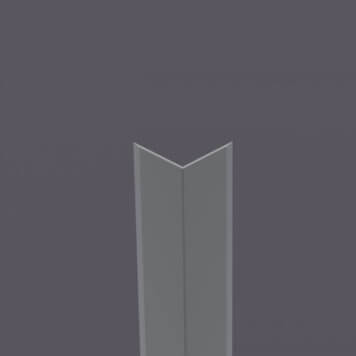 Corniere Pvc 60 X 60 X 2 5 Mm Gris Fonce Longueur 3 M Nelinkia