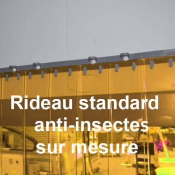 Rideau standard anti insecte sur mesure