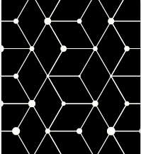 Motif dalles Cubes Noir Eurodesign