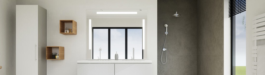 Douche à l'italienne salle de bain