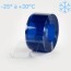 Rouleau 50m lanière PVC Grand Froid azuré bleu 200mm x 3mm - Température -15°C à +50°C