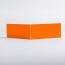 Angle interne pour lisse de protection murale Polyéthylène orange dos
