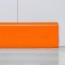Plinthe en Polyéthylène orange montée a