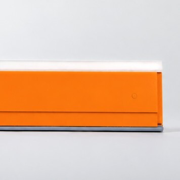 Plinthe à joints souples Polyéthylène orange dos