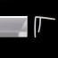 Baguette angle externe bleu twilight plan