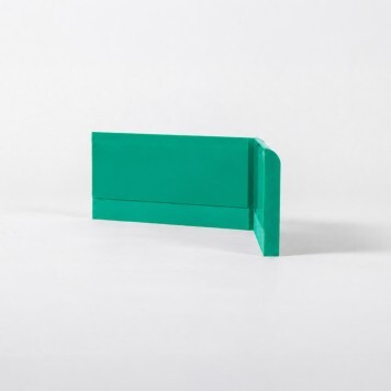 Angle externe pour Plinthe Polyéthylène verte tranche