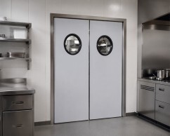 Porte va et vient en cuisine 