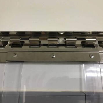 Rideau à lanières trafic intensif grand froid neutre recouvrement 36%