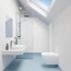 Panneau mural décoratif intérieur PVC Satiné Blanc "Ice" Altro Whiterock Satins pour salle de bains 2