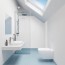 Panneau mural décoratif intérieur PVC Satiné Blanc Gris "Cesco" Altro Whiterock Satins pour salle de bains 2