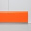 Plinthe à joints souples Polyéthylène orange posée