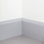 Angle interne pour plinthe Polyéthylène grise monté