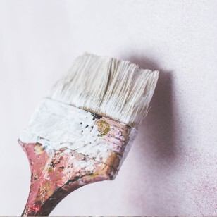 peinture murale blanche