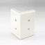 Angle externe pour lisse de protection murale Polyéthylène Blanche