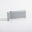 Angle interne pour plinthe Polyéthylène grise tranche