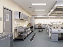 cuisine professionnelle avec plaques altro