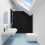 Panneau mural décoratif intérieur PVC Satiné Noir "Dakota" Altro Whiterock Satins pour salle de bain 2