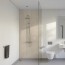 Panneau mural de douche PVC imitation chêne clair salle de bain