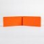 Angle externe pour Plinthe Polyéthylène orange dos