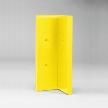 Angle interne pour lisse de protection murale Polyéthylène jaune