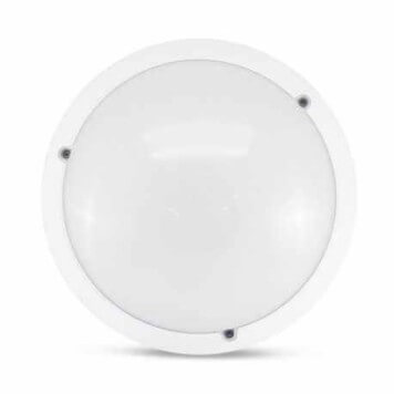 Plafonnier LED blanc diamètre 300 mm - 18W - 1600Lm - 4000K - IP65