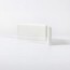 Angle externe pour Plinthe Polyéthylène blanche tranche