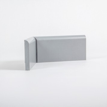 Angle interne pour plinthe Polyéthylène grise tranche