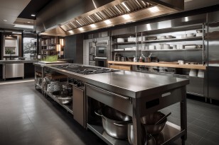 Cuisine restaurant moderne