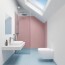 Panneau mural décoratif intérieur PVC Satiné Rose "Blush" Altro Whiterock Satins pour salle de bains 2