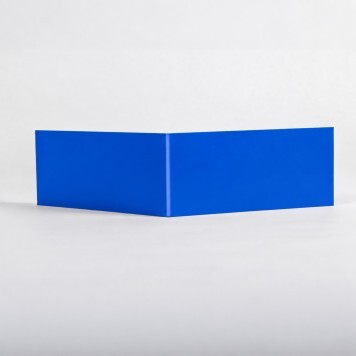 Angle interne pour lisse de protection murale Polyéthylène Bleue dos