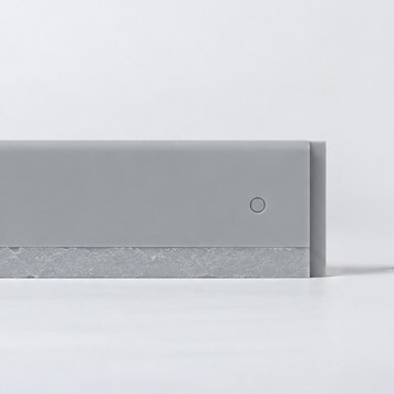 Plinthe de protection murale Polyéthylène blanche sur mesure dos