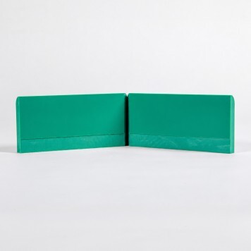 Angle externe pour Plinthe Polyéthylène verte dos