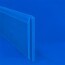 Lisse de protection Polyéthylène bleue tranche