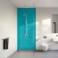 Panneau mural décoratif intérieur PVC Satiné Bleu Jade "Vibrance" Altro Whiterock Satins pour salle de bains