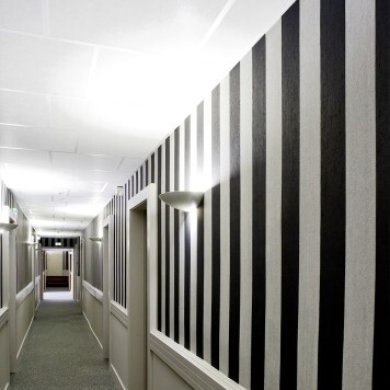 dalle faux plafond chrome couloir 2