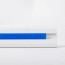 cache vis pvc bleu avec cache vis