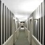 dalle faux plafond chrome couloir