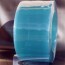 Rouleau 50m lanière PVC Super Grand Froid azuré vert 300mm x 3mm