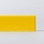 Plinthe en Polyéthylène jaune dos a