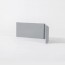 Angle externe pour lisse de protection murale Polyéthylène Grise tranche
