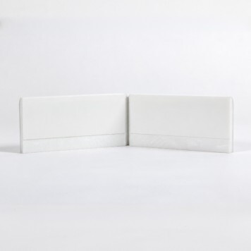 Angle externe pour Plinthe Polyéthylène blanche dos