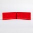 Angle externe pour Plinthe Polyéthylène rouge dos