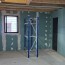 Faux plafond garage avant rénovation
