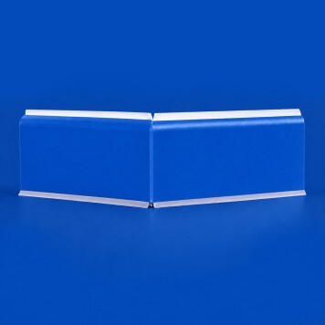 Angle interne pour plinthe Polyéthylène bleue face