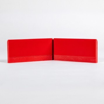 Angle externe pour Plinthe Polyéthylène rouge dos
